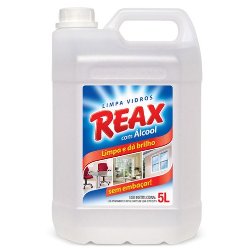 Limpa vidros com álcool REAX 5 Litros