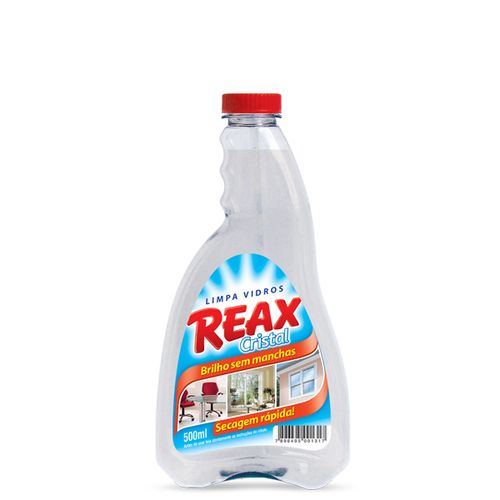 Limpa vidros sem álcool REAX refil 500ml