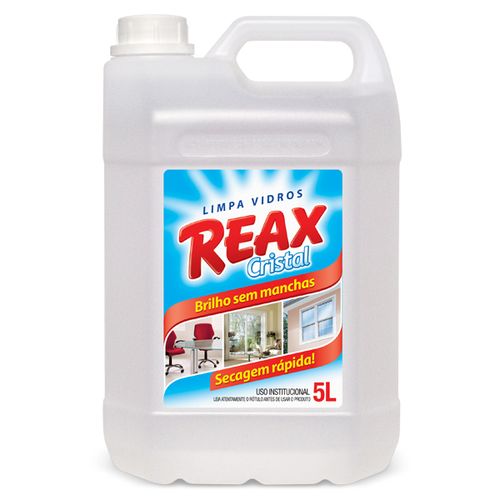 Limpa vidros sem álcool REAX  5 Litros