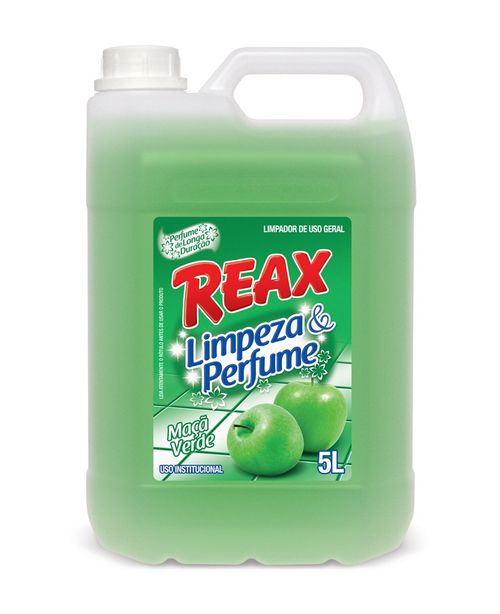 Limpador perfumado REAX maçã verde 5 Litros