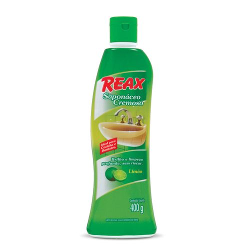 Saponáceo cremoso REAX limão 400g