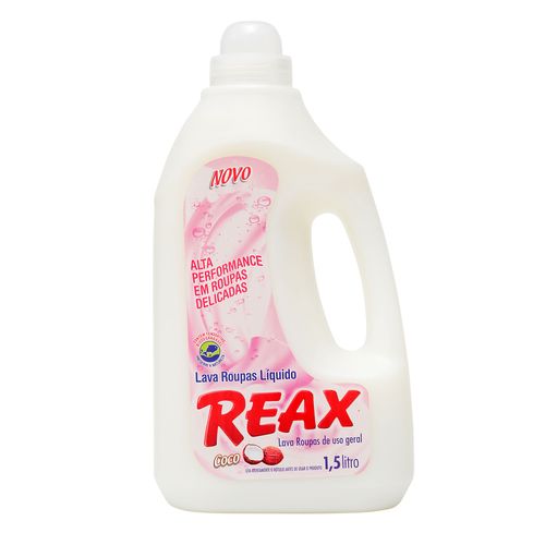 Lava roupas líquido Reax coco 1,5 Litros